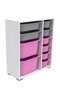 Hanah Home Zen 2D2K6U - Blanco, Gris, Rosa